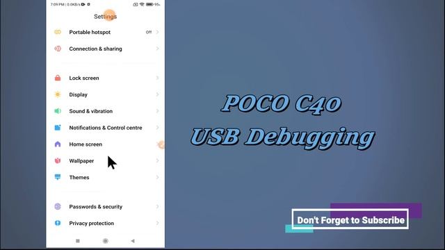POCO C40 USB Debugging to connect to PC / otg смотреть онлайн