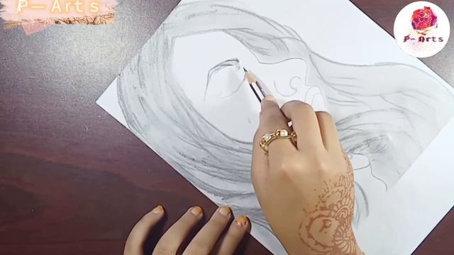 How to draw Screaming woman sketch / Pencil sketch girl / Pushpo Arts смотреть онлайн