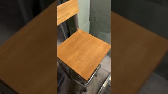 Барный стол и стулья, покраска хром смотреть онлайн