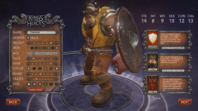 Kings and Heroes | Character Creation [Orc + Dwarf] ► Gameplay / Walkthrough смотреть онлайн