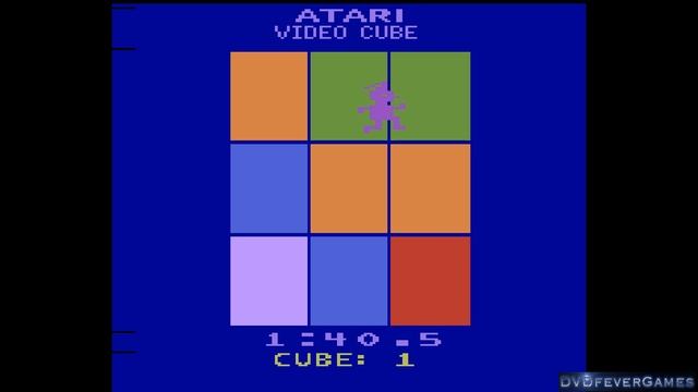 Atari Video Cube - Atari VCS 2600 game - Stella Gameplay - DVDfeverGames смотреть онлайн