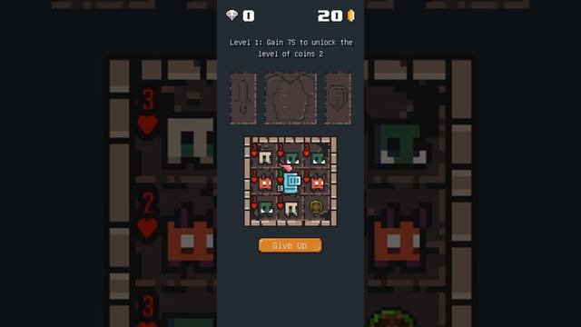 Dungeon Cube (by janushex) - free offline roguelike rpg game for Android - gameplay. смотреть онлайн