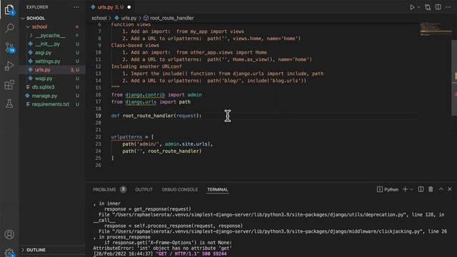 W5D1 Simplest Django Server смотреть онлайн