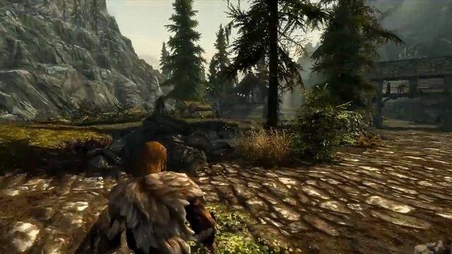Skyrim - Tweaked Over Shoulder View, Combat + Riding смотреть онлайн