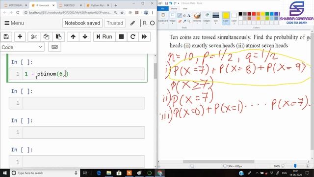 # Binomial Distribution in both "R"& "Python" explained with Example. смотреть онлайн