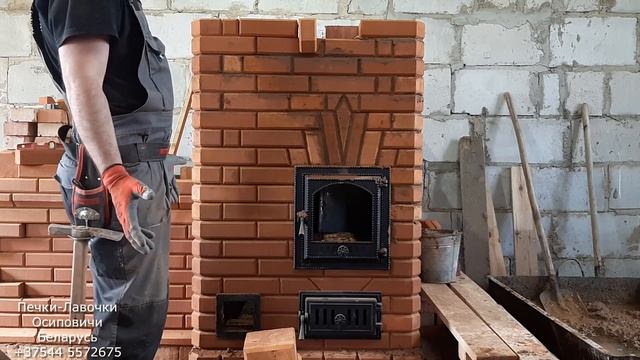 58. Не печь, а сказка. Отопительно-варочная печь с лежанкой ч.2 смотреть онлайн