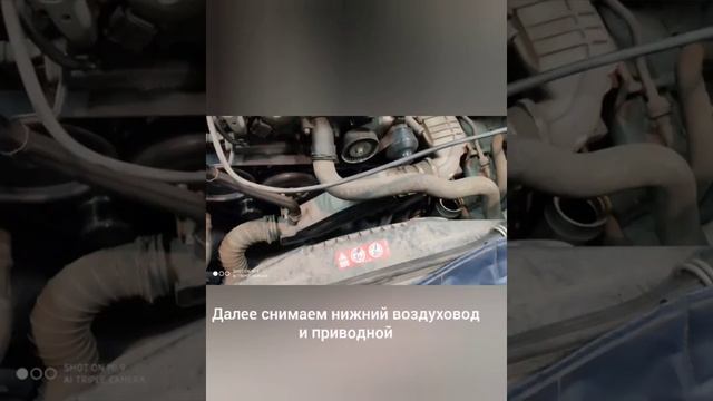 Замена магистрали вентиляции картера, на Мерседес Е класса с двигателем 271 компрессор смотреть онлайн