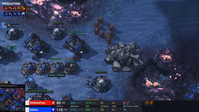 Midrank Madness - GetRektFast (Z) vs kbOne (T) on 2000 Atmospheres - StarCraft 2 - 2021 смотреть онлайн