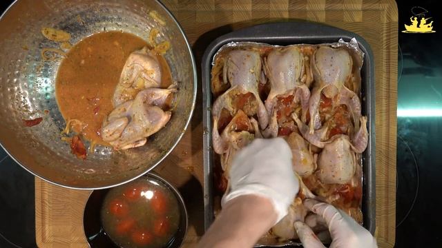 Как приготовить куропаток в духовке!