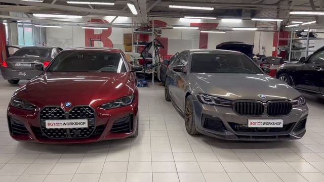 Сравнение классического и ультра современного карбона на примере BMW смотреть онлайн