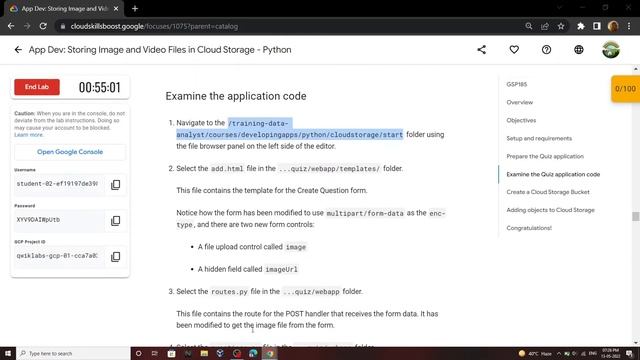 App Dev: Storing Image and Video Files in Cloud Storage - Python || [GSP185] || Solution смотреть онлайн