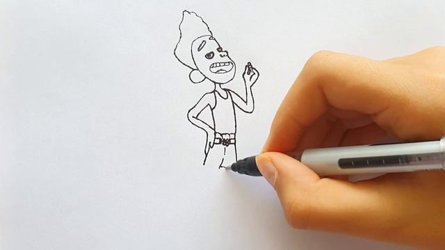 How To Draw Alberto Scorfano - Disney Pixar Step by Step смотреть онлайн