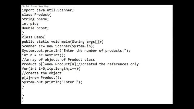 Create Array of Objects in Java | Pass Array of objects as parameter to a method | Create array смотреть онлайн