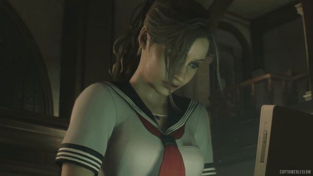 Resident Evil 2 Mod Showcase - Claire Japanese School Girl w/ Download 4K HD [Reuploaded] смотреть онлайн