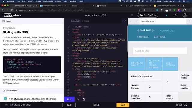 Video 3 – HTML Tables and Forms – Codecademy for Schools, presented by Holoscribe смотреть онлайн