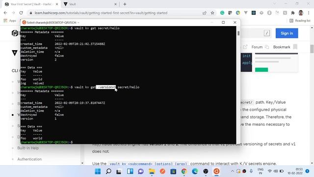 Vault CRUD Operations Using KeyValue V2 Secret Engine смотреть онлайн