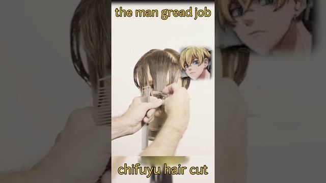 gread job hair cut chifuyu matsuno style #short смотреть онлайн