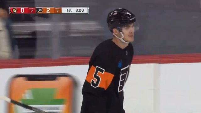 Егор Замула 5 шайба сезона НХЛ 2023/24 (Оттава 21.01.2024) смотреть онлайн