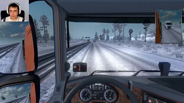 Euro Truck Simulator 2 ( Карта " TruckSimMap 6.1.1 " для 1.21.* ) Часть #3 смотреть онлайн