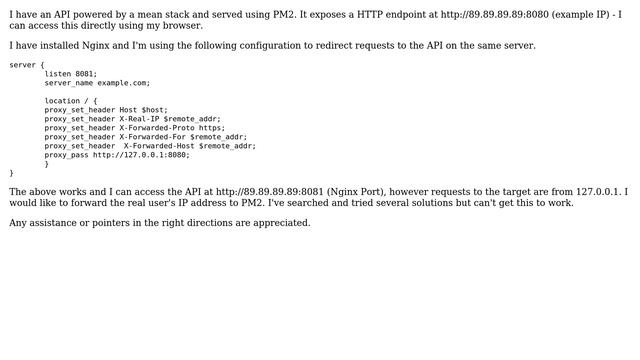 DevOps & SysAdmins: Forward Real IP from Nginx Proxy to PM2 Web Server смотреть онлайн