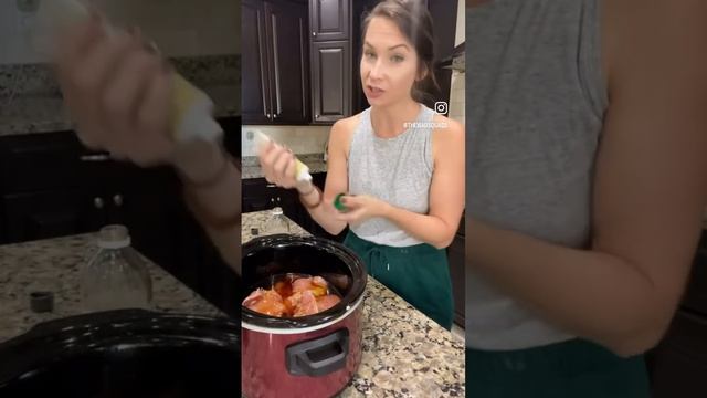 Slow cooker chicken teriyaki! #slowcooker #dinner #easydinner #cooking смотреть онлайн