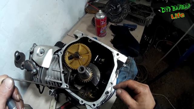 Удаление ЦР регулятора с двигателя Lifan. смотреть онлайн