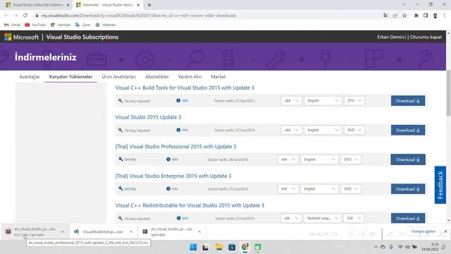 VİSUAL STUDİO 2022,2019,2015 NASIL İNDİRİLİR?/ C# KOLAYDAN ZORA DOĞRU смотреть онлайн