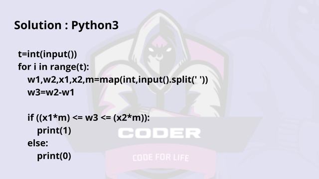 Weight Balance Problem Code: WEIGHTBL | Problem of the Day | CodeChef | Python3 смотреть онлайн