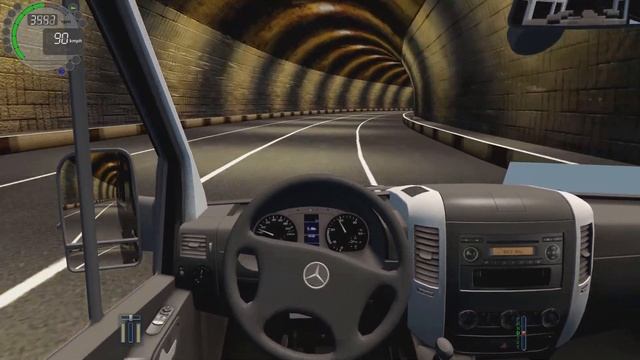 Mercedes-Benz Sprinter 313 CDI - City Car Driving | Normal Driving | Logitech g29 смотреть онлайн