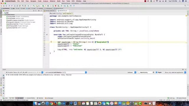 Kotlin Basic Syntax: array declaration Bengali смотреть онлайн