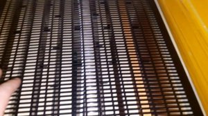 НОВИНКА.РЕШЕТКА РАЗДЕЛИТЕЛЬНАЯ (ГАНЕМАНОВСКАЯ) С ВЫСТУПАМИ.