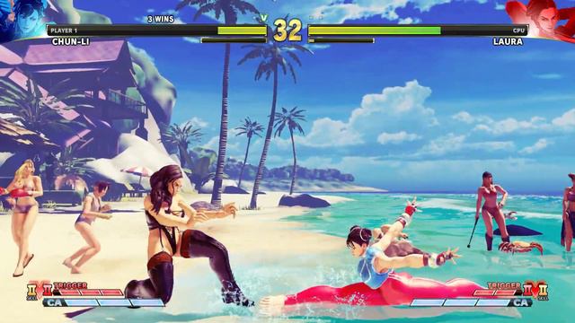 Chun Li vs Laura Street Fighter V PC Mods смотреть онлайн
