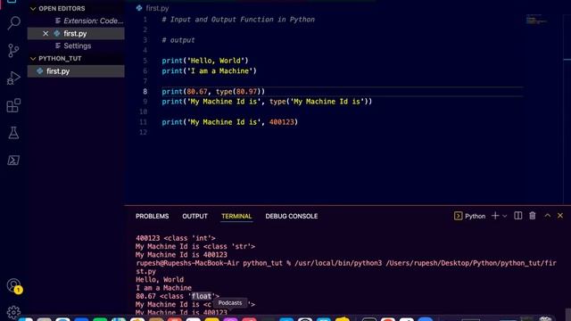 Python 1 : Input and Output смотреть онлайн