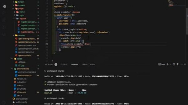 INTEGRATING  ASP NET API WITH ANGULAR WEB APPLICATION - FOR OUR VOTING SYSTEM