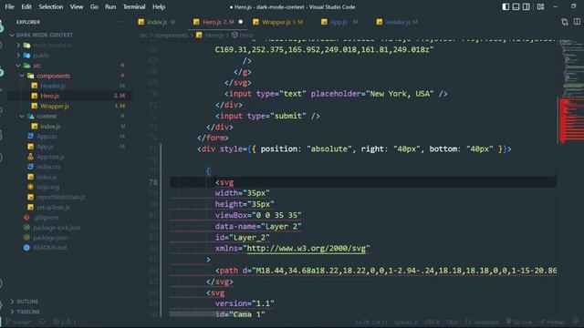 How to create light/dark mode with React JS using context API. смотреть онлайн