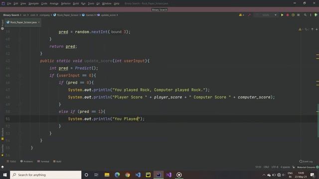 ?????Rock Paper Scissor in Java?????|| I Love Coding || смотреть онлайн