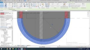 2 урок Построение в Revit 2022 дуговой стены радиусом 2700
