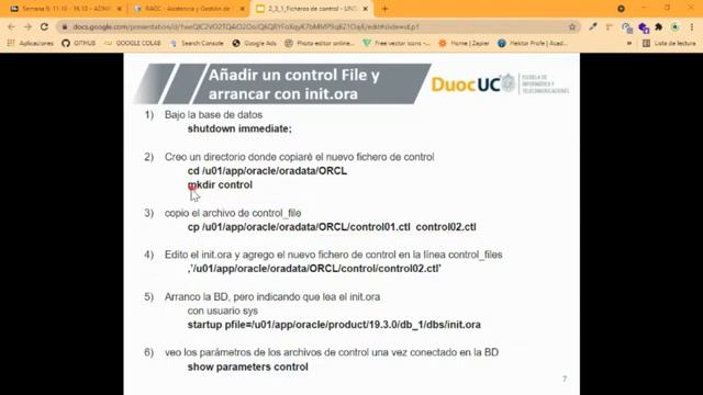 ficheros de control oracle - redo logs oracle - undo смотреть онлайн