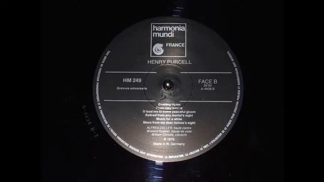 Henry Purcell [voc. Alfred Deller] - An Evening Hymn [edit] (1979, Vinyl) Better sound смотреть онлайн