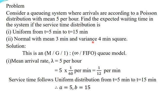 Advanced Queueing Models Type I смотреть онлайн