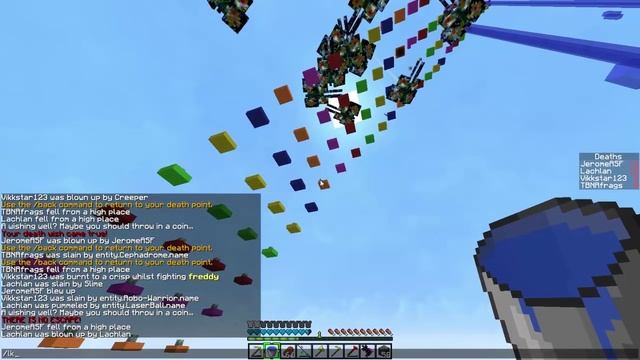 Minecraft 1v1v1v1 RAINBOW LUCKY BLOCK DROPPER! (Minecraft Mods) w/PrestonPlayz & The Pack смотреть онлайн