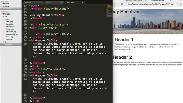 5- BootStrap| columns الأعمدة смотреть онлайн