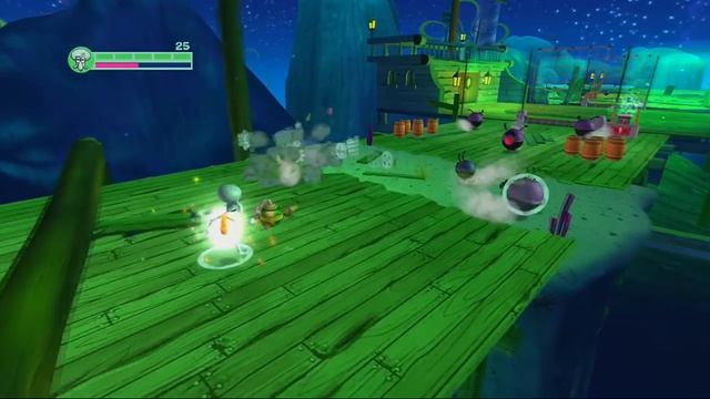 SpongeBob SquarePants Plankton's Robotic Revenge Gameplay Walkthrough - PART 1 - Squidward! смотреть онлайн
