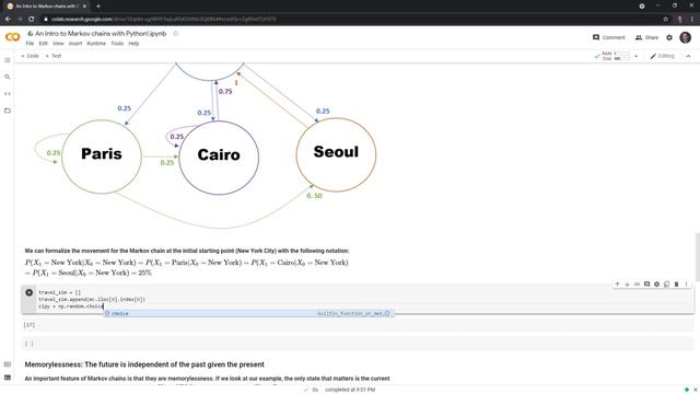 An Intro to Markov chains with Python! смотреть онлайн