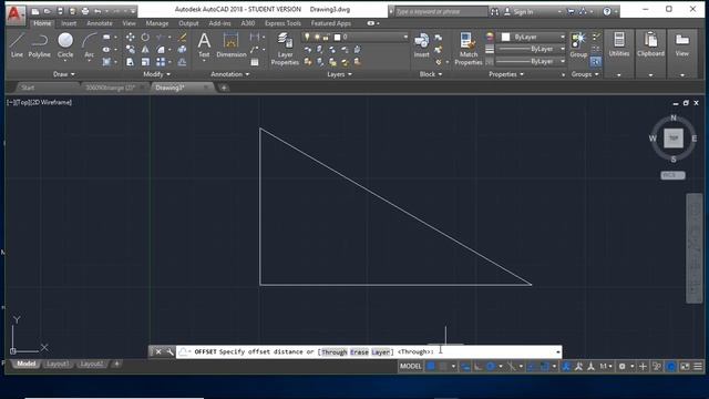 AutoCAD Design and Making a 30-60-90 Triangle - Part 1 смотреть онлайн