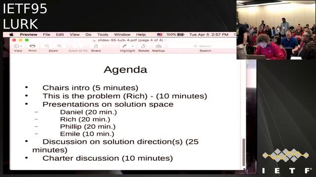 IETF95-LURK-20160405-1400 смотреть онлайн