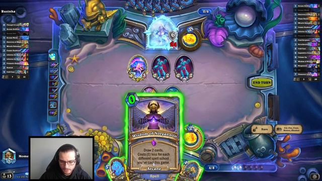 Rainbow Mage | New Season Climb | Hearthstone Showdown in the Badlands смотреть онлайн