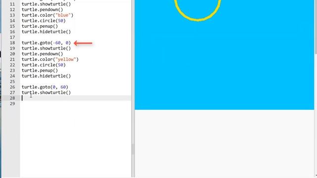 Drawing Olympic Rings with Python Turtle. смотреть онлайн