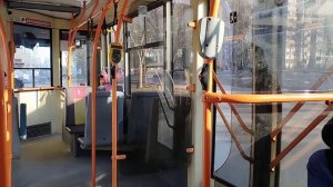 Поездка на троллейбусе БКМ-321 "Сябар" (БОРТ.4645) маршрут 44 (информатор Данченко) (часть 2)