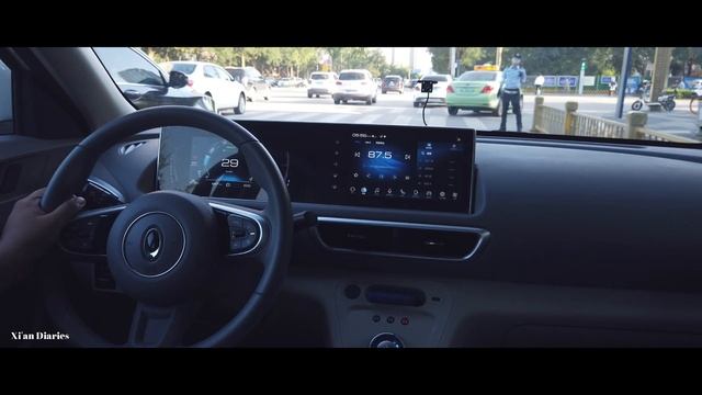 2020-Mini 4 Seater Chinese Electric Car ORA-R2, Test Drive and Review In Xi'an China смотреть онлайн